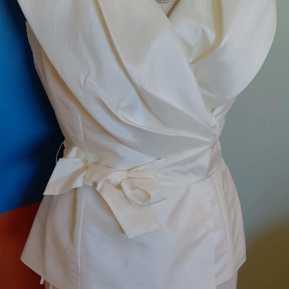 Calvin Klein Off White Fabric S-M - Picture 2 of 10
